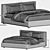 Frigerio Tiberio Bed: Stunning Modern Design 3D model small image 6