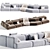 Muuto Connect Modular Sofa - Versatile Contemporary Piece 3D model small image 7