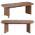 Soho Home Darwin Extendable Dining Table 3D model small image 1