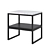 Marble Elegance: Brink Side Table 3D model small image 1