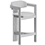 Modern Stool and Counter Set 3D model small image 5