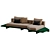 Sleek Contemporary View Sofa Design 3D model small image 2