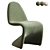 Sleek Contemporary Beth Dining Chair 3D model small image 1