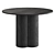 Olivia Round Dining Table Black 3D model small image 2