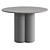 Olivia Round Dining Table Black 3D model small image 3