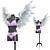 Lingerie Mannequin Set with Angel Wings 3D model small image 5