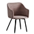 Niko Velvet Terra Chair 3D model small image 4