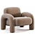 Modern BUBO Armchair Design 3D model small image 5